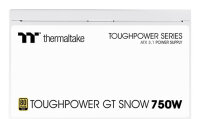 750 Watt Thermaltake ToughPower GT Snow 750W ATX 3.1 vollmodular 80 PLUS Gold Netzteil white / weiß