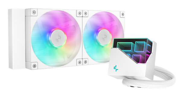 DeepCool LT240 Prozessor All-in-One-Flüssigkeitskühler 12 cm Weiß 1 Stück(e)