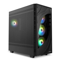 Sharkoon REBEL C80M RGB Midi Tower Schwarz