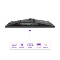 67.8cm (26.7") AOC Agon AG276QZD2 OLED WQHD 240Hz GSync Lautsprecher