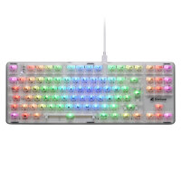 Sharkoon Crystal Shark White LEDs RGB KKT Kang White V3...