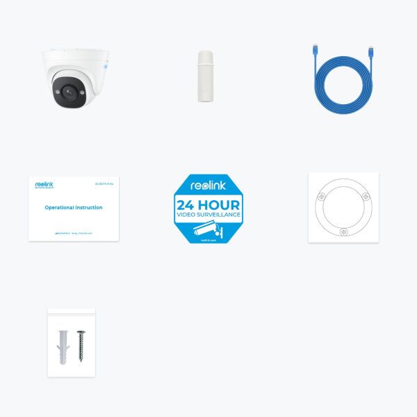 Reolink P324 Dome IP-Sicherheitskamera Innen & Außen 2880 x 1616 Pixel Zimmerdecke