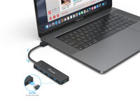 Equip 4-Port-USB-3.2 Gen 1-Hub und Adapter für USB-C
