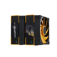 DeepCool AK620 Zero Dark Zoria Prozessor Luftkühlung 12 cm Schwarz, Gelb 1 Stück(e)