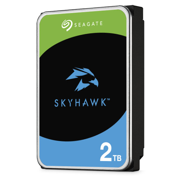 Seagate 8.9cm (3.5")   2TB SATA3 Skyhawk   5400 256MB intern