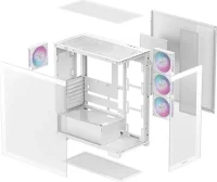 DeepCool CG580 4F WH Midi Tower Weiß