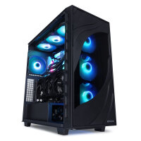 Sharkoon REBEL C80G RGB Midi Tower Schwarz