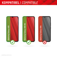 Displex Panzerglas (10H) für Samsung Galaxy A35/A55 5G, Eco-Montagerahmen, Full Cover