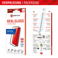 Displex Panzerglas (10H) für Samsung Galaxy A35/A55 5G, Eco-Montagerahmen, Full Cover