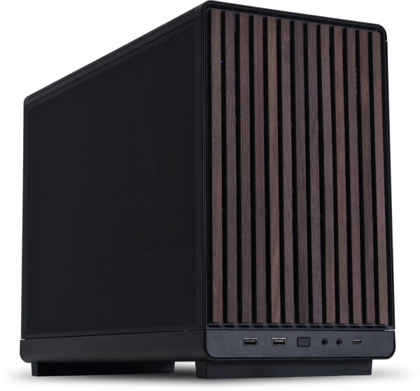 Lian Li A3-mATX Micro Tower Schwarz Holz mATX Gehäuse Mini Case