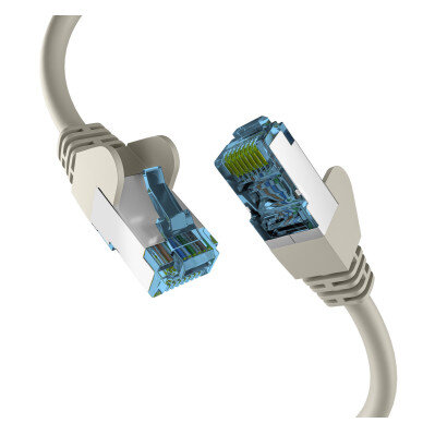 EFB RJ45 PATCHKABEL mit CAT7 ROHKABEL GRAU 0.5m