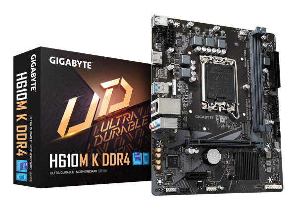 Gigabyte H610M K DDR4                (H610,S1700,mATX,DDR4)