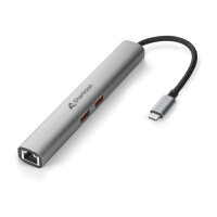 Sharkoon 4044951040704 Schnittstellen-Hub 1250 Mbit/s...