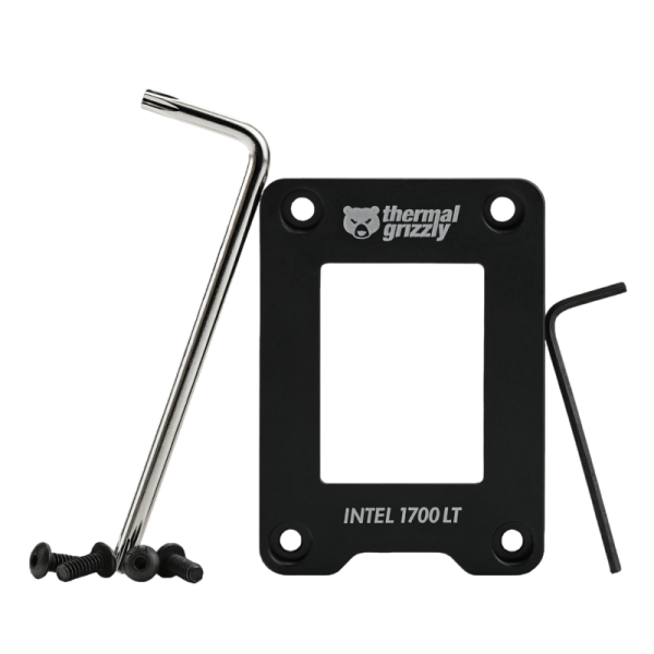 Thermal Grizzly Contact Frame Kontaktrahmen LGA 1700 LT Alu schwarz