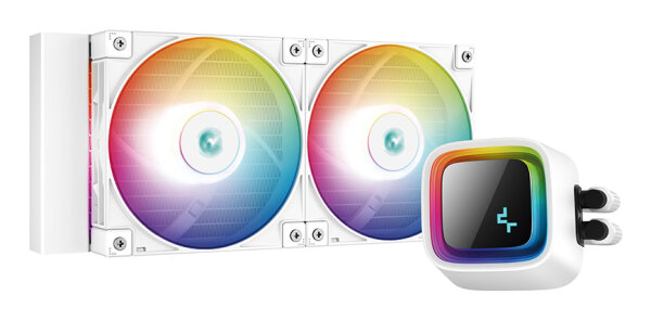 DeepCool LS520 WH Prozessor All-in-One-Flüssigkeitskühler 12 cm Weiß 1 Stück(e)