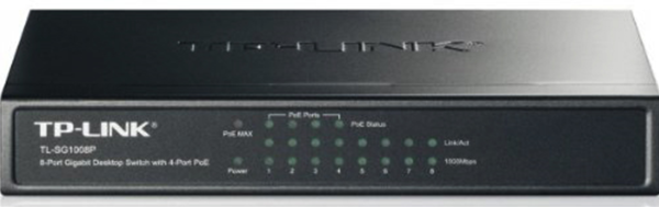 TP-Link Switch 8x GE TL-SG1008P (POE)