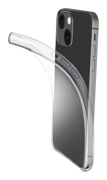 Cellularline Fine - iPhone 14 Weich, ultraschmal, ultratransparent