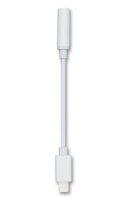 2GO Audio-Adapter Stereo Lightning   20cm  weiß