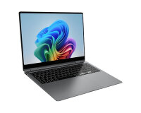 Samsung Galaxy Book5 Pro 360 Copilot+ PC Intel Core Ultra 5 226V Hybrid (2-in-1) 40,6 cm (16") Touchscreen WQXGA+ 16 GB LPDDR5x-SDRAM 512 GB SSD Wi-Fi 7 (802.11be) Windows 11 Pro Deutsch Grau