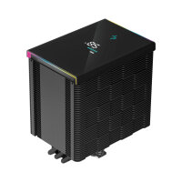 DeepCool AK500 Digital Tower Heatpipe Cooler Display CPU Prozessor Kühler TDP: 240W schwarz