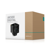 DeepCool AK500 Digital Tower Heatpipe Cooler Display CPU Prozessor Kühler TDP: 240W schwarz