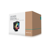 DeepCool AG400 Digital BK ARGB Prozessor Luftkühlung 12 cm Schwarz 1 Stück(e)