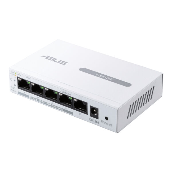 ASUS ExpertWiFi EBP15 Desktop Gigabit Smart Switch 5-Port RJ45 60W PoE+
