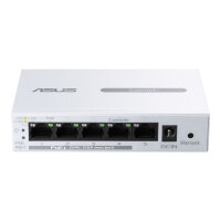 ASUS ExpertWiFi EBP15 Desktop Gigabit Smart Switch 5-Port RJ45 60W PoE+