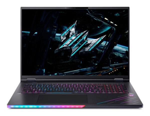 Acer Predator PH18-73 Intel Core Ultra 9 275HX Laptop 45,7 cm (18") WQXGA 64 GB DDR5-SDRAM 4 TB SSD NVIDIA GeForce RTX 5080 Wi-Fi 7 (802.11be) Windows 11 Pro Deutsch Schwarz