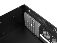 LANBERG 19" Server Gehäuse Rackmount ATX 350/10  4U schwarz