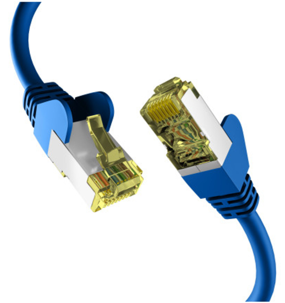 EFB CAT6a BLAU 25m Patchkabel S/FTP PIMF