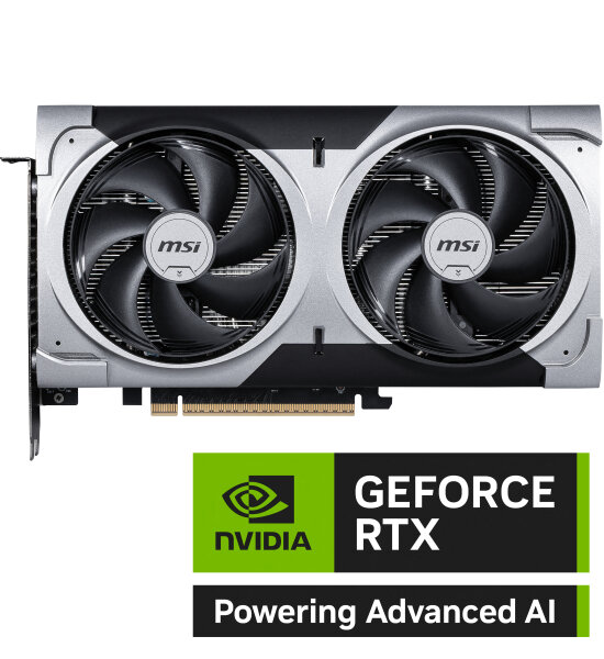 16GB MSI VENTUS GeForce RTX 5060 TI 16G 2X OC PLUS NVIDIA GDDR7