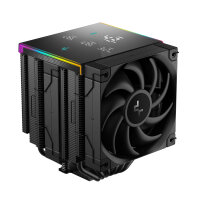DeepCool AK620 Digital Pro RGB Heatpipe Cooler Display Black TDP: 260W 12cm Lüfter schwarz