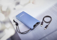 Intenso Powerbank Lithium Polymer (LiPo) 10000mAh USB-A / USB-C blau