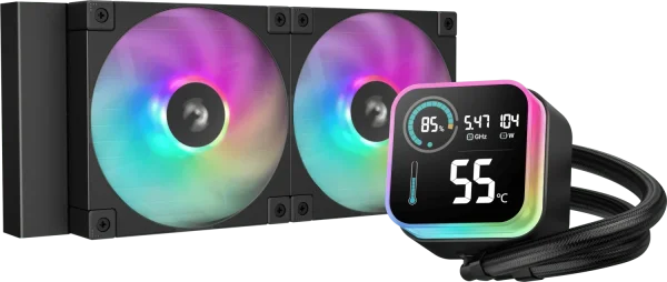 DeepCool LQ240 RGB Black CPU Wasserkühlung 240mm schwarz