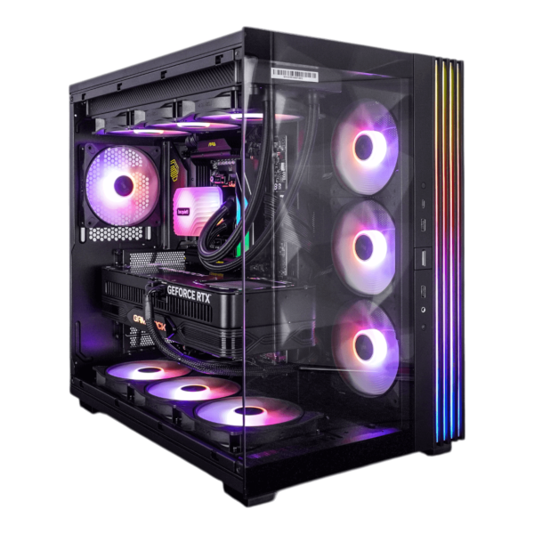 UltraGaming R7-9800X3D 64GB DDR5 4TB M.2 NVMe 32GB NVIDIA GeForce RTX5090 AMD X870E Wasserkühlung WiFi7+BT5.4 2xUSB4 1200W W11Pro