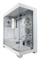 LC-Power Gaming 715W Seamless Pale X White Edition Midi Tower ATX 3x 120mm ARGB Lüfter  weiß