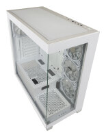 LC-Power Gaming 715W Seamless Pale X White Edition Midi Tower ATX 3x 120mm ARGB Lüfter  weiß