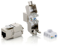 Equip Keystone Jack geschirmt Cat6A LSA Prem.   wzf.8Stk...