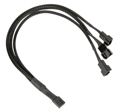 Kolink PWM Lüfter Splitterkabel 35cm geflochten schwarz