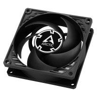 Arctic P8 PWM PST 80mm 5er Value Pack Case Fan Gehäuselüfter 5 Stück schwarz