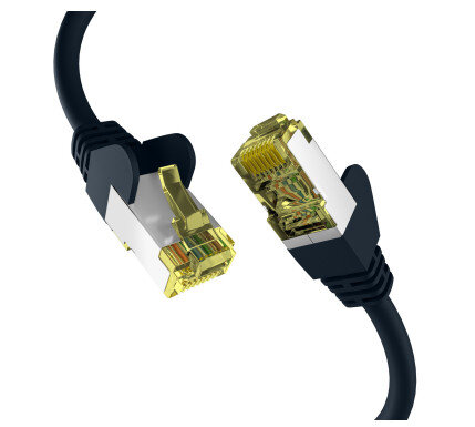 EFB CAT6a SCHWARZ 15m Patchkabel S/FTP PIMF Netzwerkkabel