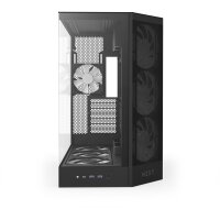 NZXT H9 Flow RGB+ Midi Tower Schwarz