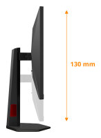 68.6cm (27") AOC U27G4R IPS 4K UHD Gaming Monitor 160Hz Pivot Motion Blur Reduction