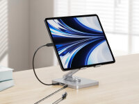 CONCEPTRONIC Tablet Halterung inkl.8-in-1 Docking     silber