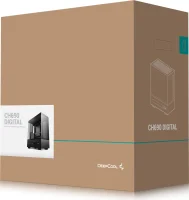 DeepCool CH690 Digital Display Black Edition Midi-Tower Glasfenster ATX 107.94l Volumen schwarz