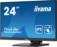 iiyama ProLite 24" (60.5 cm) PCAP 10-Punkte Touchscreen-Monitor mit IPS-Panel-Technologie und Anti-Glare-Beschichtung
