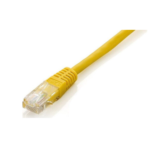 Equip Patchkabel Cat6       U/UTP 2xRJ45  1.00m    gelb  PVC Polybeutel
