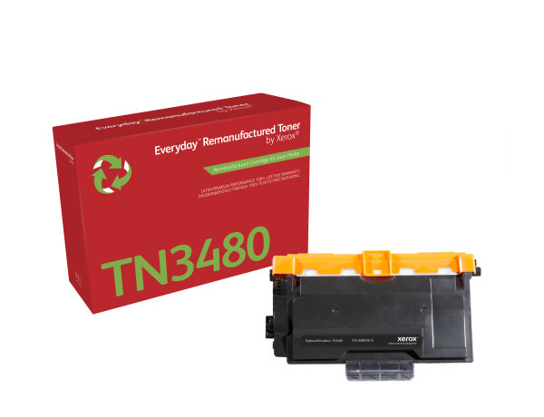 Everyday™ Mono wiederaufbereiteter Toner von Xerox, kompatibel mit Brother TN3480, Hohe Kapazität