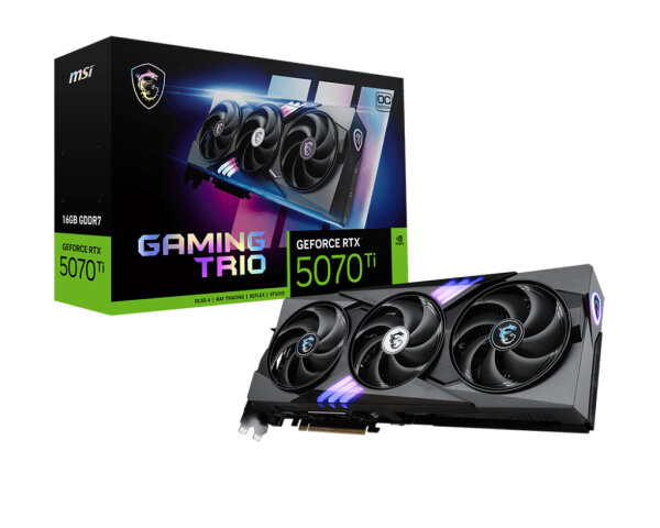 16GB MSI GeForce RTX 5070 Ti 16G Gaming Trio OC GDDR7 NVIDIA 5070Ti